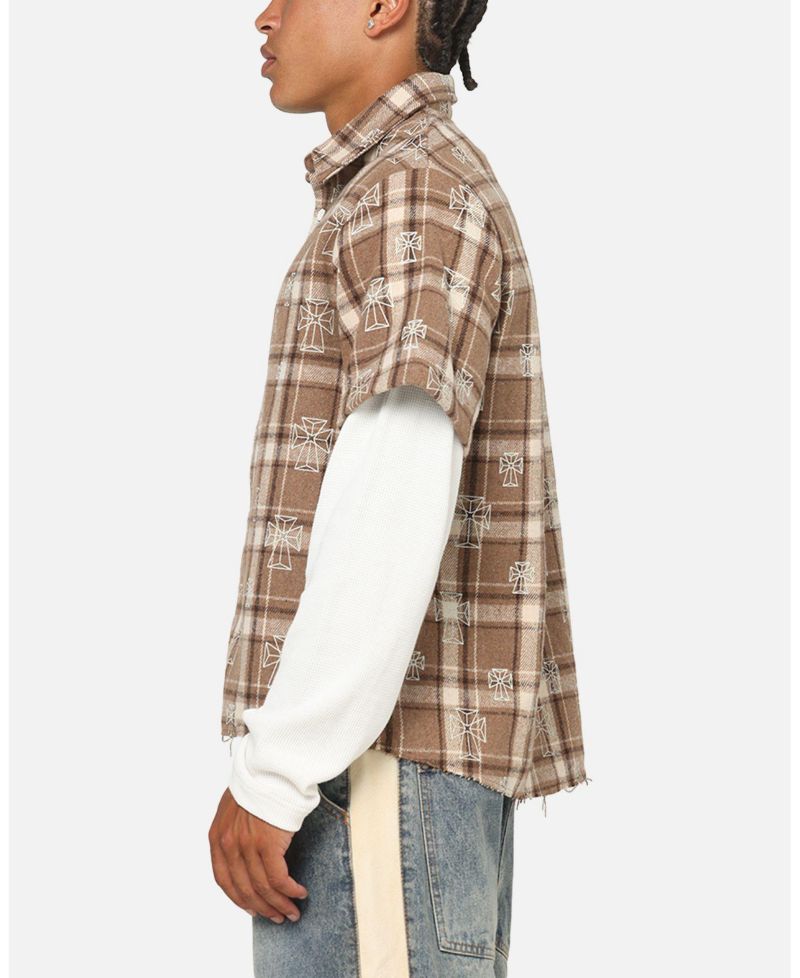 Men's Sanctuary Layered Button Up Shirt