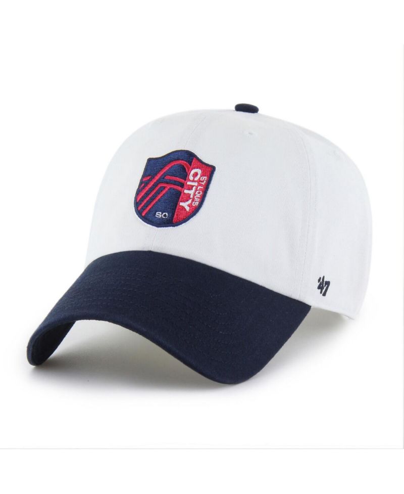Men's White St. Louis CITY SC Two-Tone Clean Up Adjustable Hat