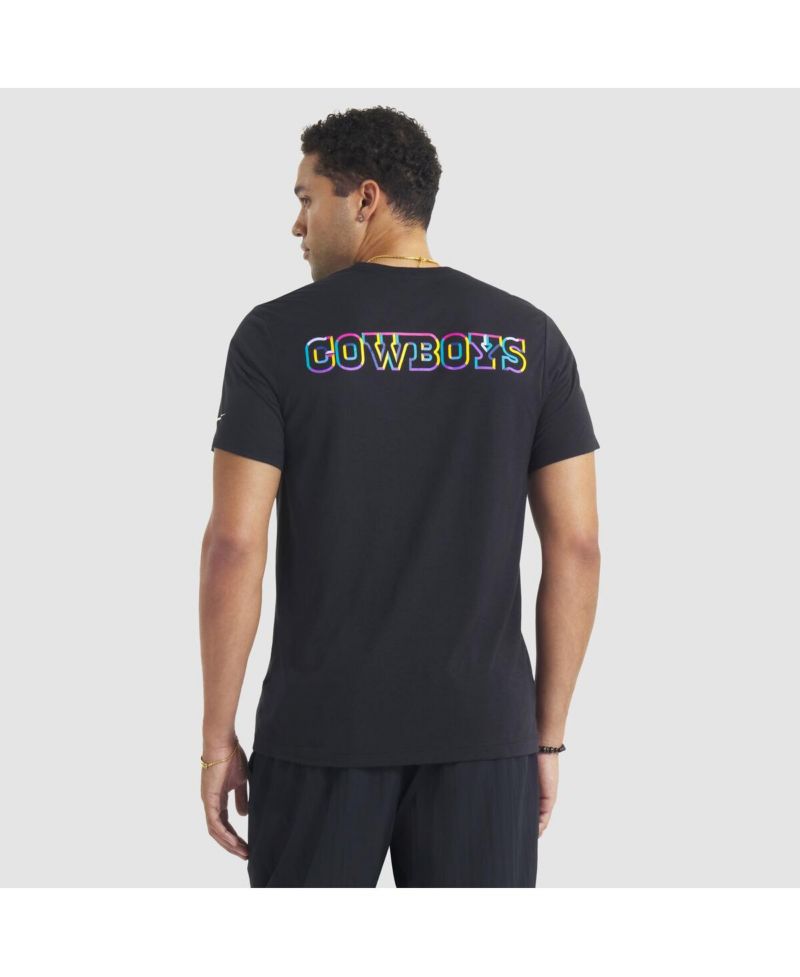 Men's Black Dallas Cowboys 2025 NFL Crucial Catch Tri-Blend Dri-FIT T-Shirt