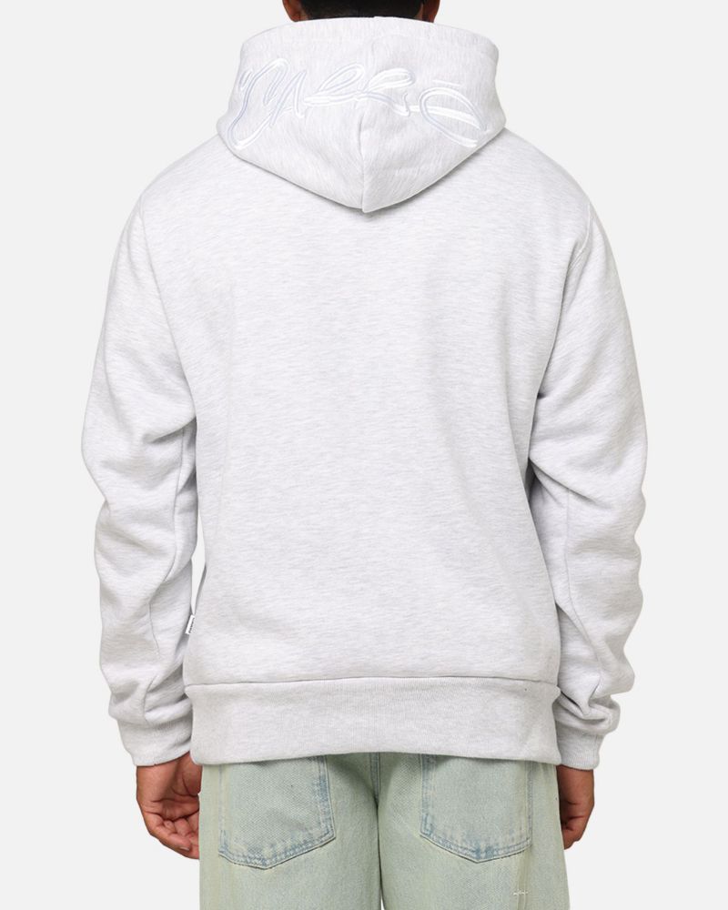 Men's Graffiti Hoodie Sweatshirt - Grey Marle S
