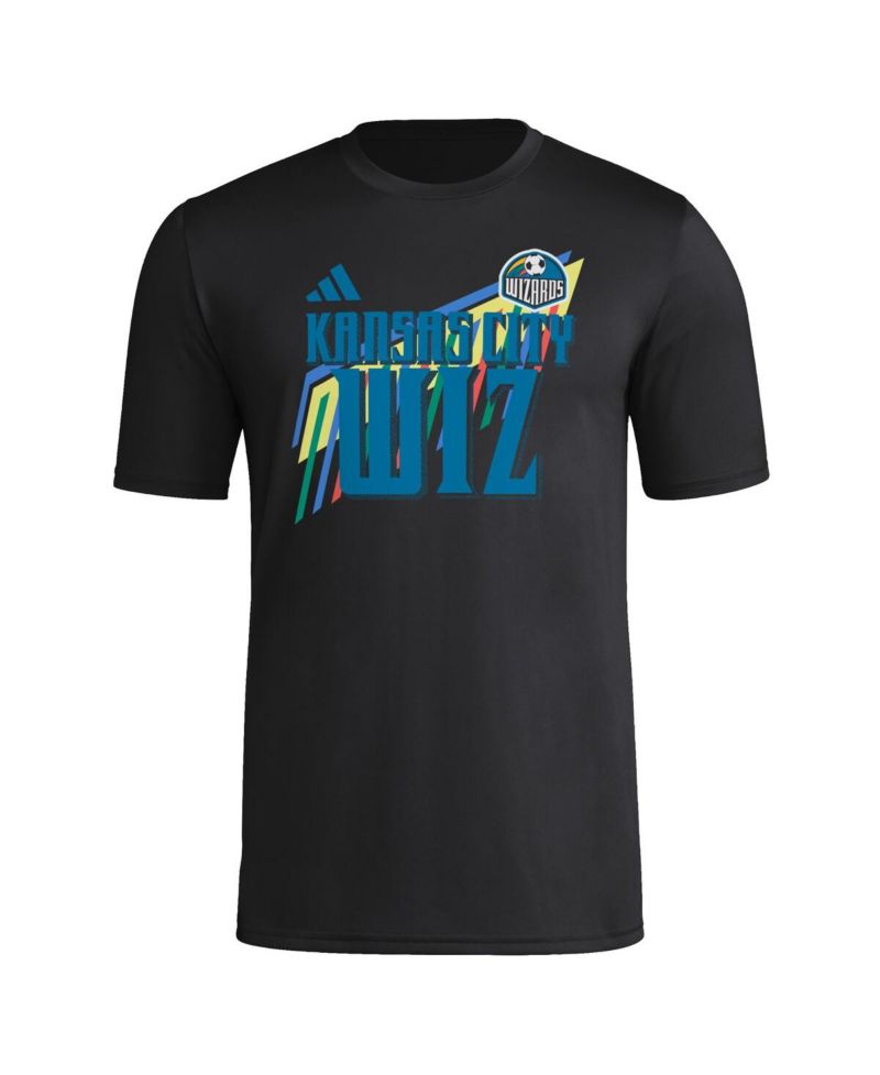 Men's Black Sporting Kansas City 2024 MLS Jersey Hook Pre-Match T-Shirt