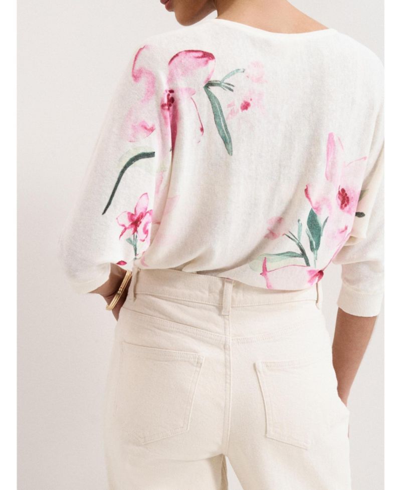 Women's Lorelei Boatneck Floral Jumper
