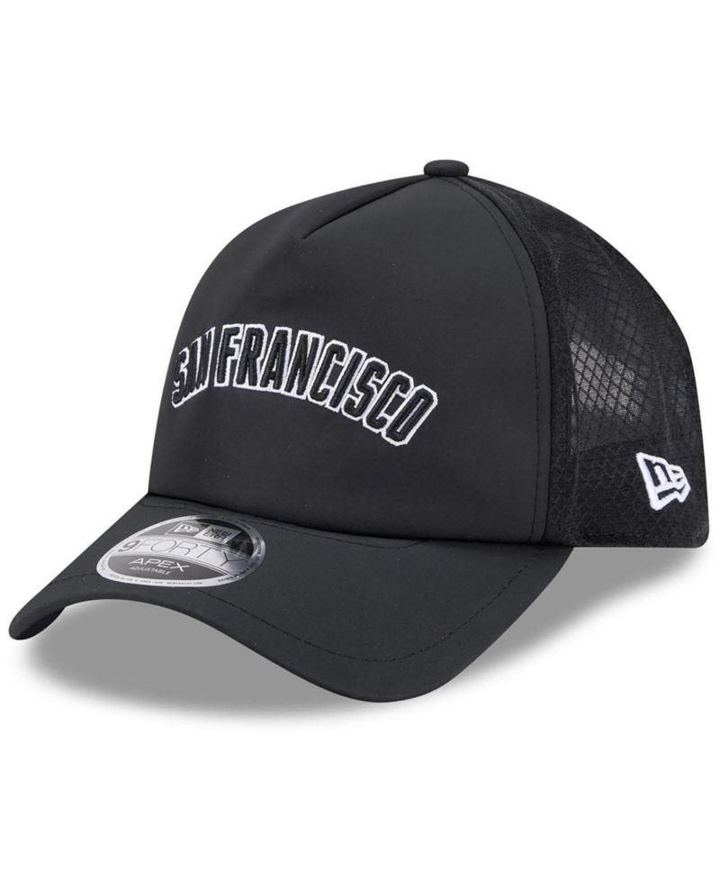 Men's Black San Francisco Giants 2026 Batting Practice Alternate Apex 9FORTY Adjustable Hat