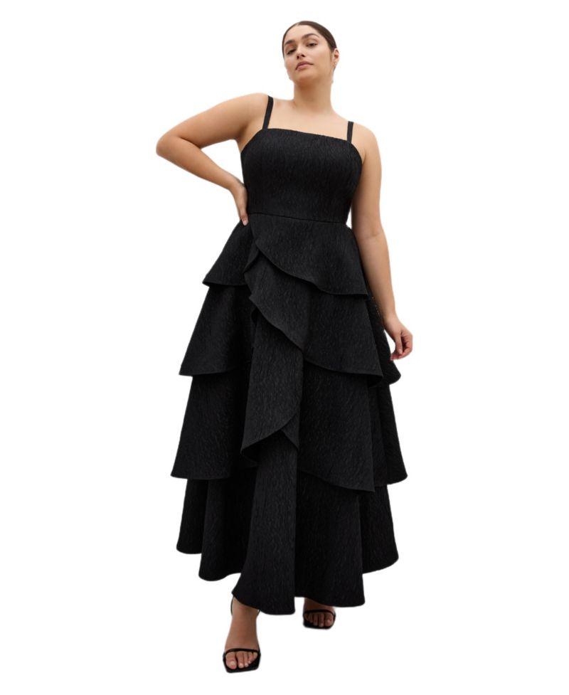 Women's Elizabeth Tiered Frill Maxi Dress