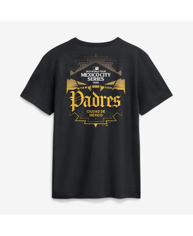 Men's Black San Diego Padres MLB World Tour: Mexico City Series Graphic T-Shirt