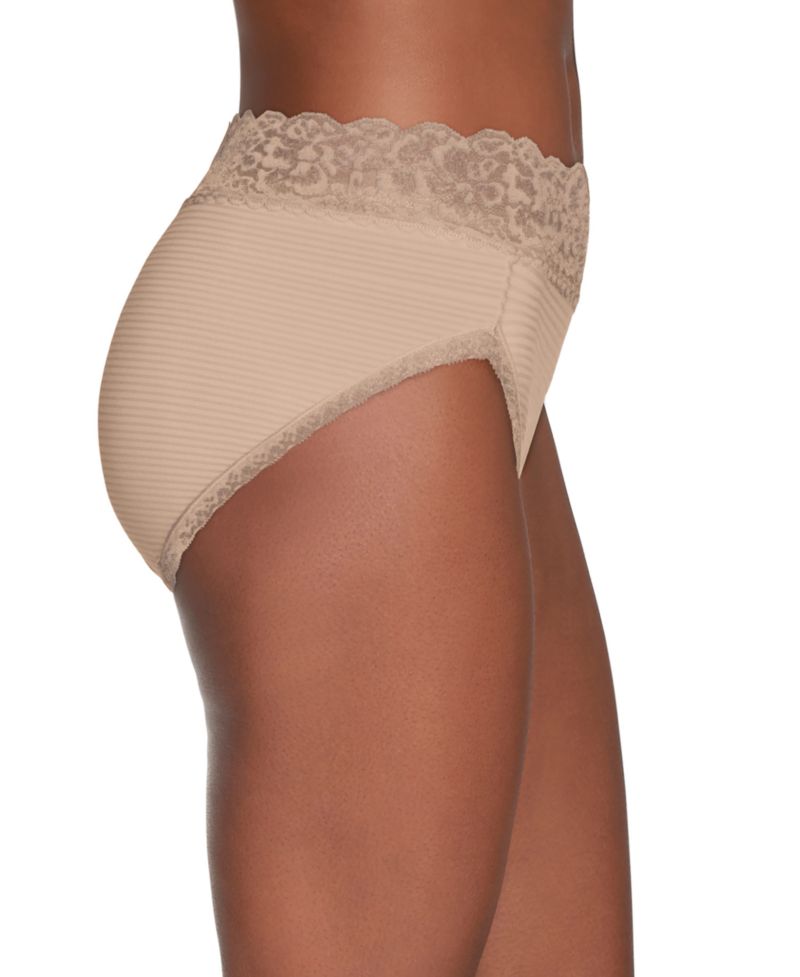 Women's Flattering Lace Hi-Cut Panty Underwear 13280, extended sizes available