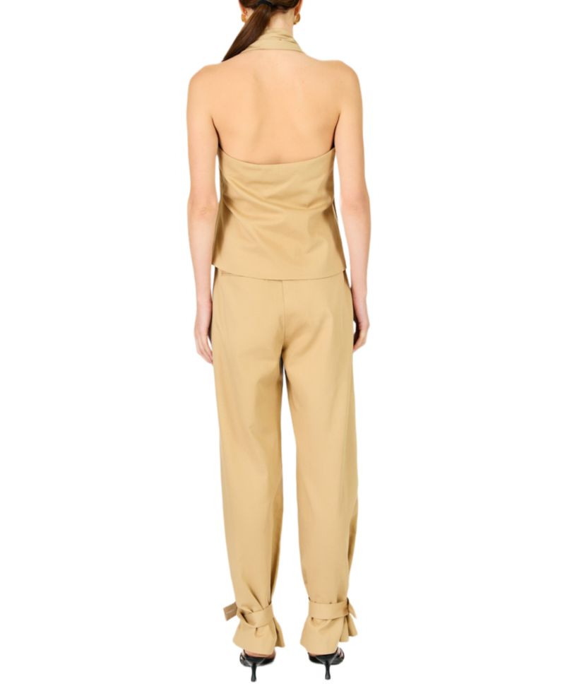 Women's Wide-Leg Mid-Rise Balloon Pants