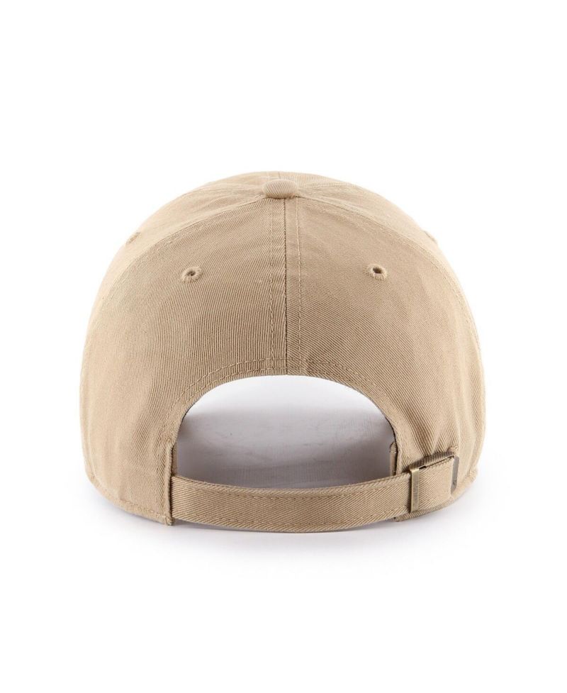 Men's Khaki Indiana Pacers Primary Logo Clean Up Adjustable Hat