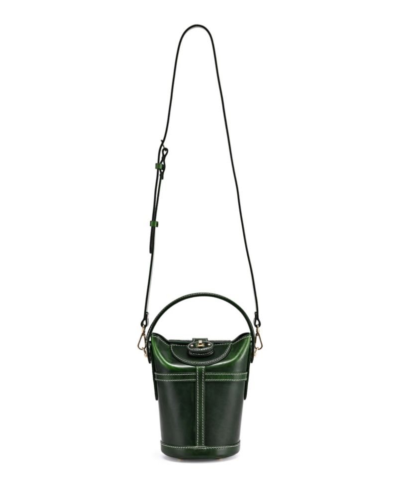 Begonia Vintage Bucket Crossbody Bag
