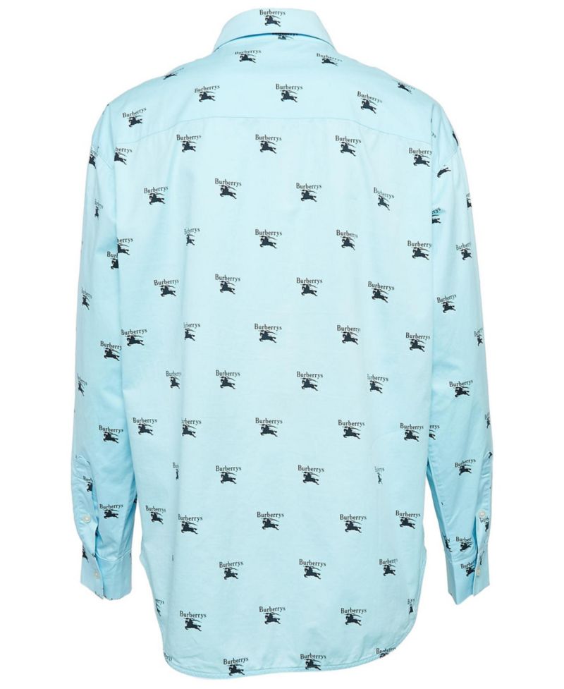 Women's Logo Print Cotton Oversized Shirt