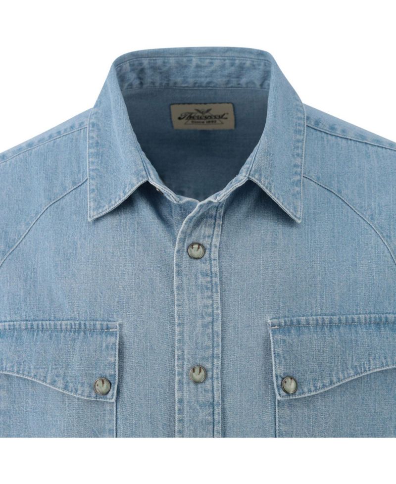 Big & Tall Western Short Sleeve Snap Up Shirt