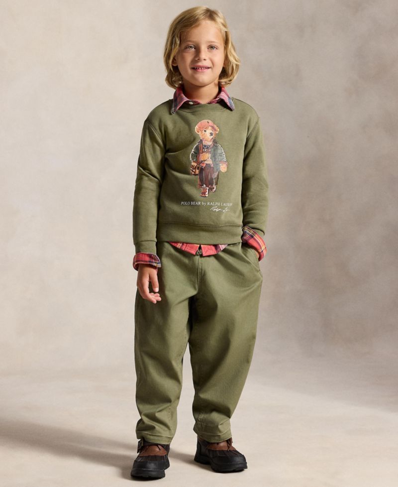 Флисовая толстовка Polo Bear для мальчиков от 2 до 7 лет