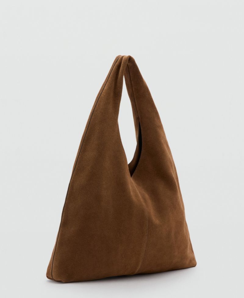 Women's Suede Shopper Bag
