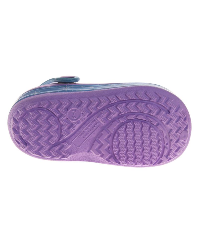 Toddler Girls' and Girls' Frozen Elsa and Anna Shimmering Snowflake Clogs