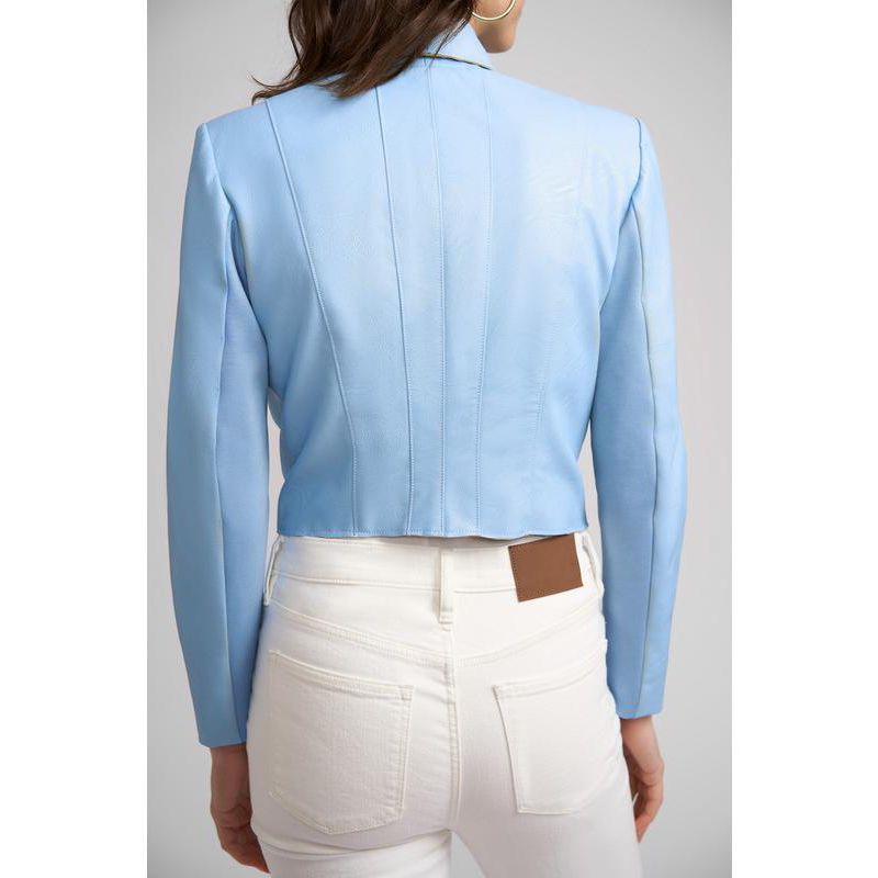 Women's Lauren Faux Leather Cropped Jacket