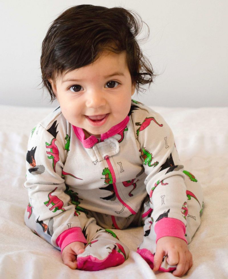 Baby Girls 0-24M Matching Family One-Piece Cotton Simals and Wildlife Prints