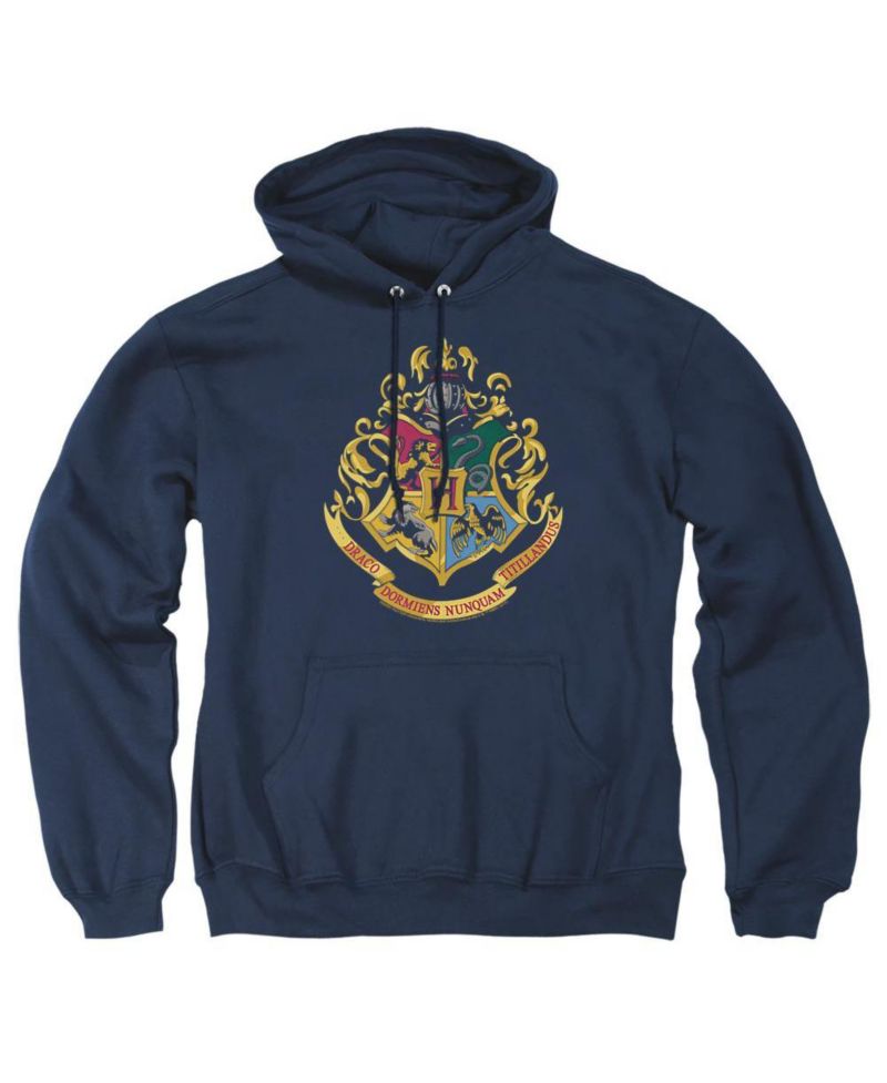 Men's Hogwarts Crest Graphic Pullover Hoodie