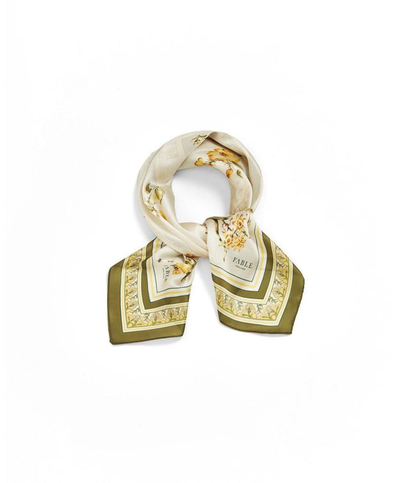 Women's Nouveau Floral Square Scarf