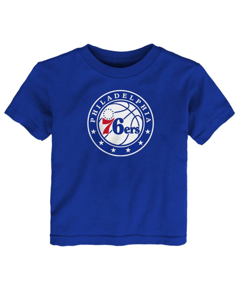 Baby Boys and Girls Royal Philadelphia 76ers Primary Logo T-Shirt