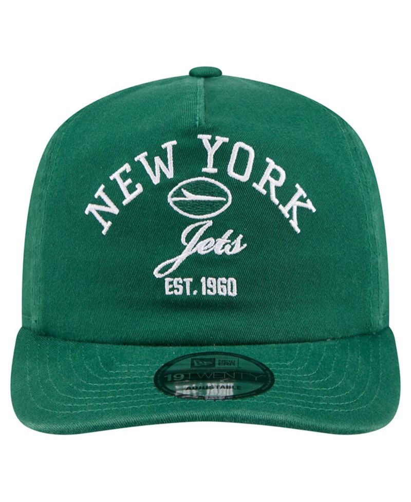 Men's Green New York Jets Stacked 19TWENTY Adjustable Hat