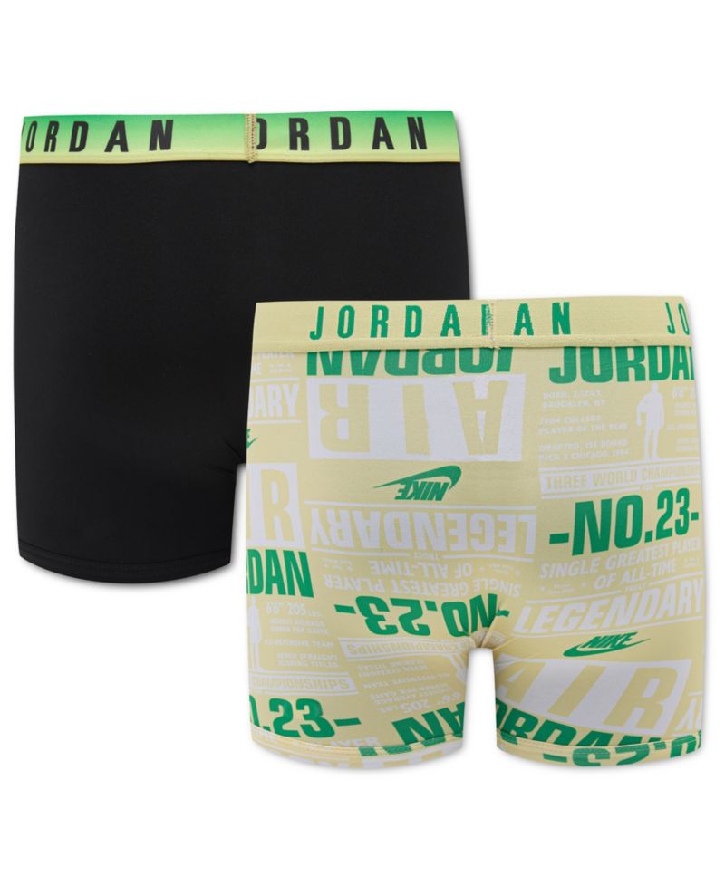 Boys' 8-20 Dri-FIT Printed Boxer Briefs, 2-Pack