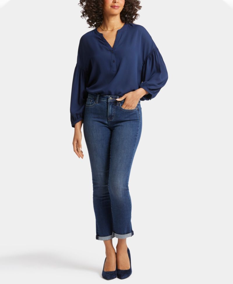 Petite Sheri Slim Roll Cuff Jeans