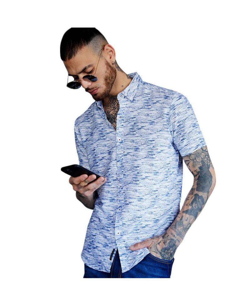 Men's Textured Tactile Shirt