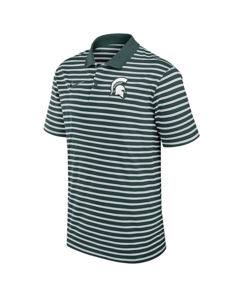 Men's Michigan State Spartans Primetime Victory Striped Performance Polo