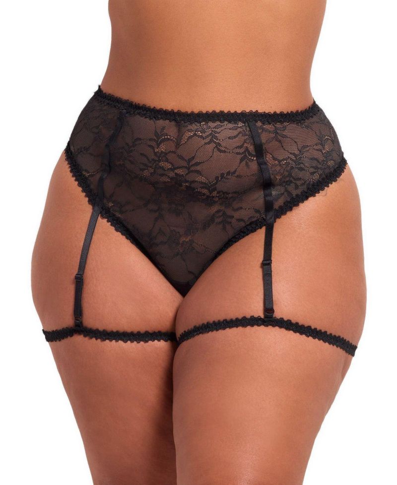 Plus Size Evelyne High Waisted G-String Panty