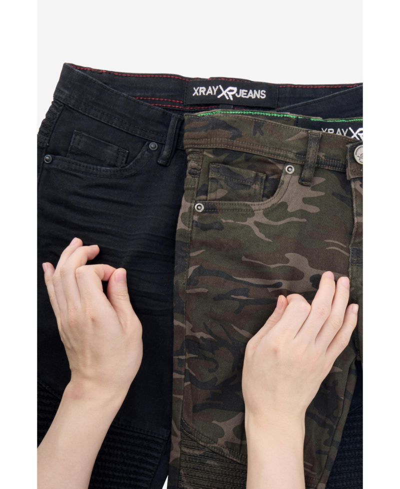 Big Boys 8-18 2-Pack Combo Stretch Jeans