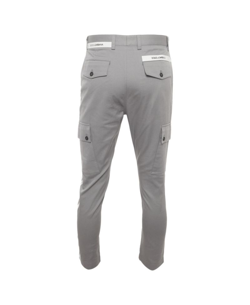 Men's Gabardine Cargo Trousers