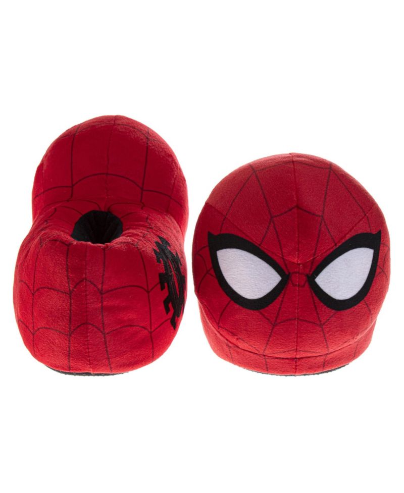 Spiderman Kids' Slippers Cozy, Plush, and Fun House Footwear Toddler Little Kid