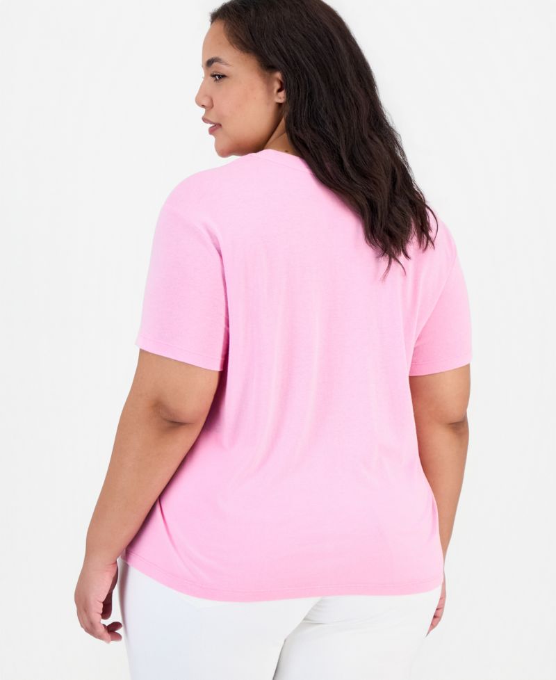 Trendy Plus Sunshine Mineral Wash Graphic Tee