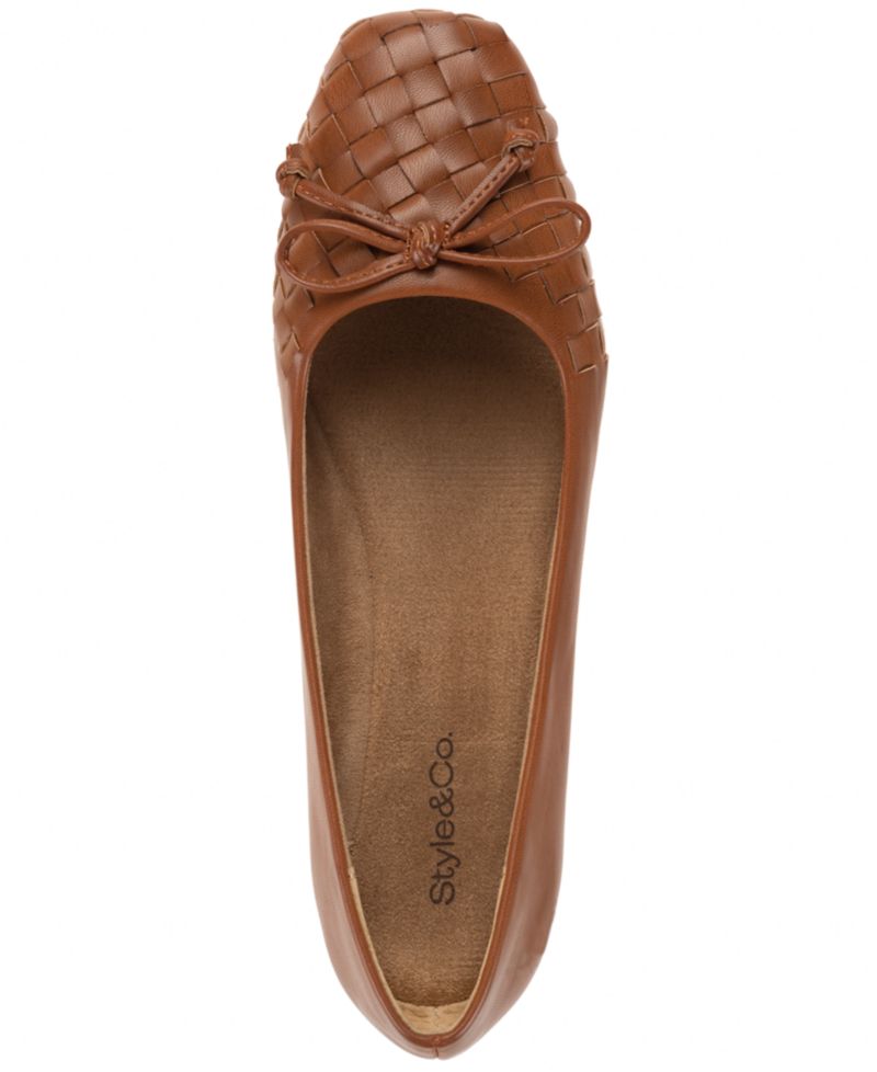 Women's Baileyy Woven Snip Toe Ballet Flats