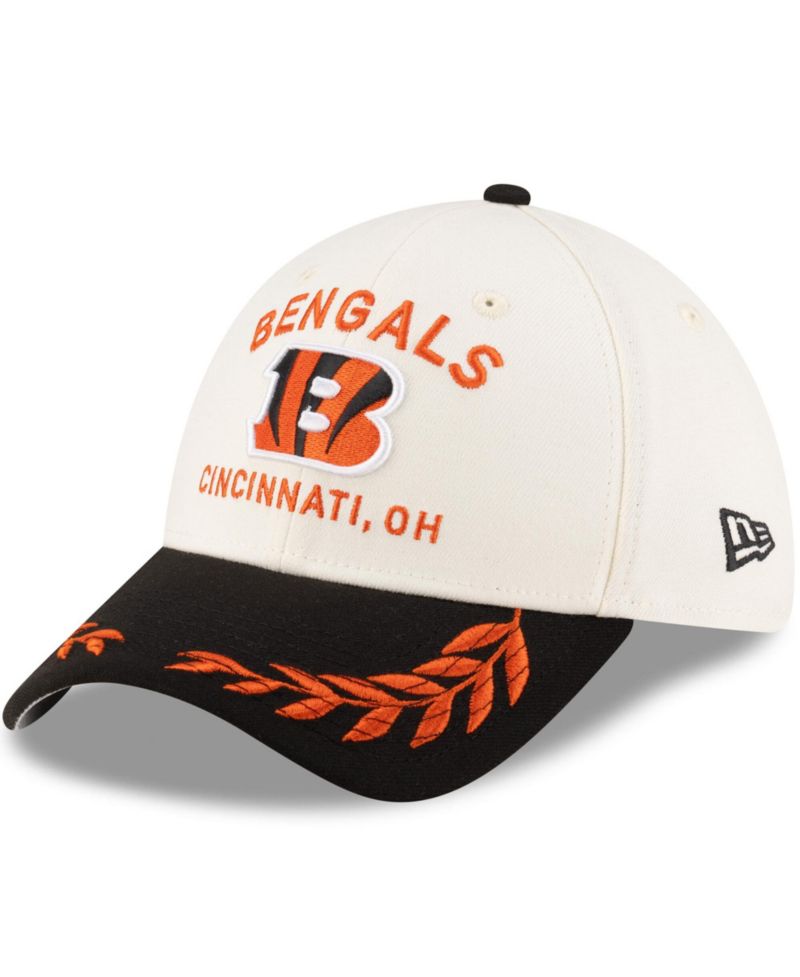 Men's Cream/Black Cincinnati Bengals 2025 NFL Draft 39THIRTY Flex Hat