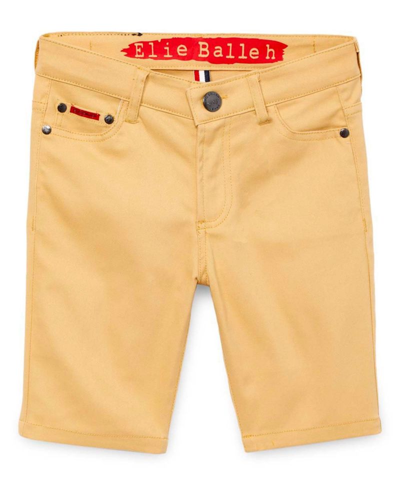 Big Boys Khaki Cotton Twill Short