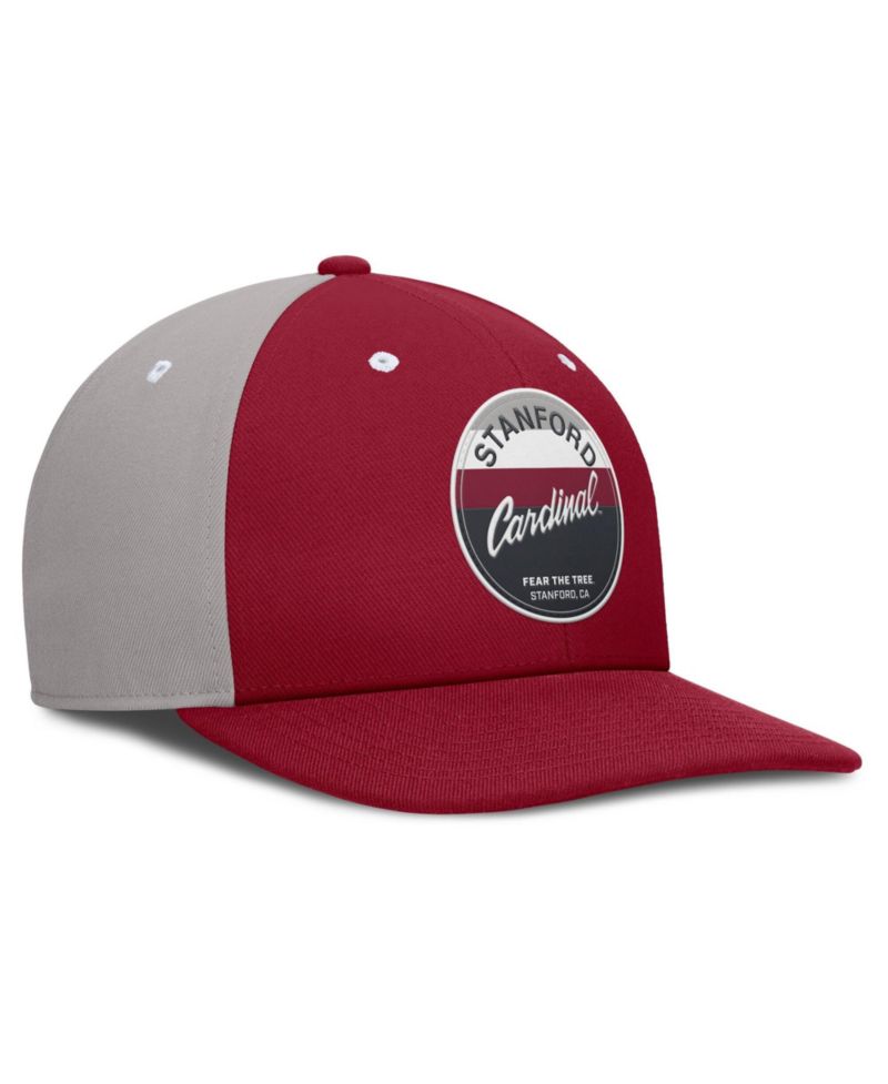 Men's Cardinal/Gray Stanford Cardinal Prep Pro Performance snapback Hat
