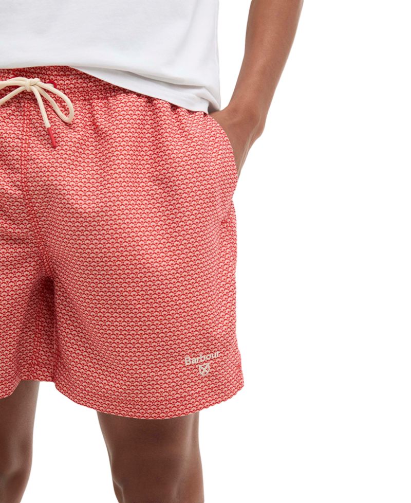 Men's Shell Print Swim Shorts