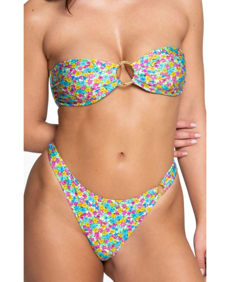 Women's Hana High-Cut Cheeky Bikini Bottom