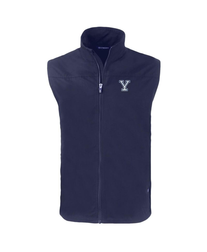 Men's Navy Yale Bulldogs Charter Eco Full-Zip Vest