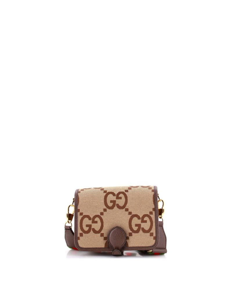 Small Buckle Messenger Bag Jumbo GG Canvas