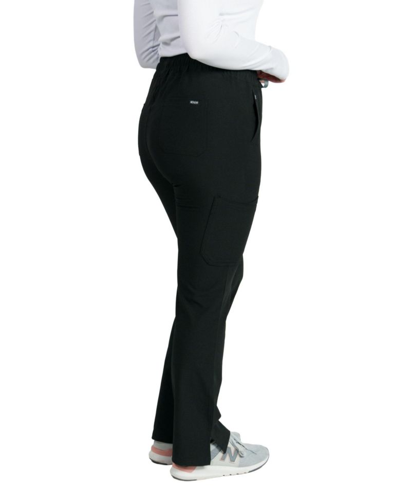 Women's Slim 4-Way Stretch Scrubs Pant with 8 Pockets