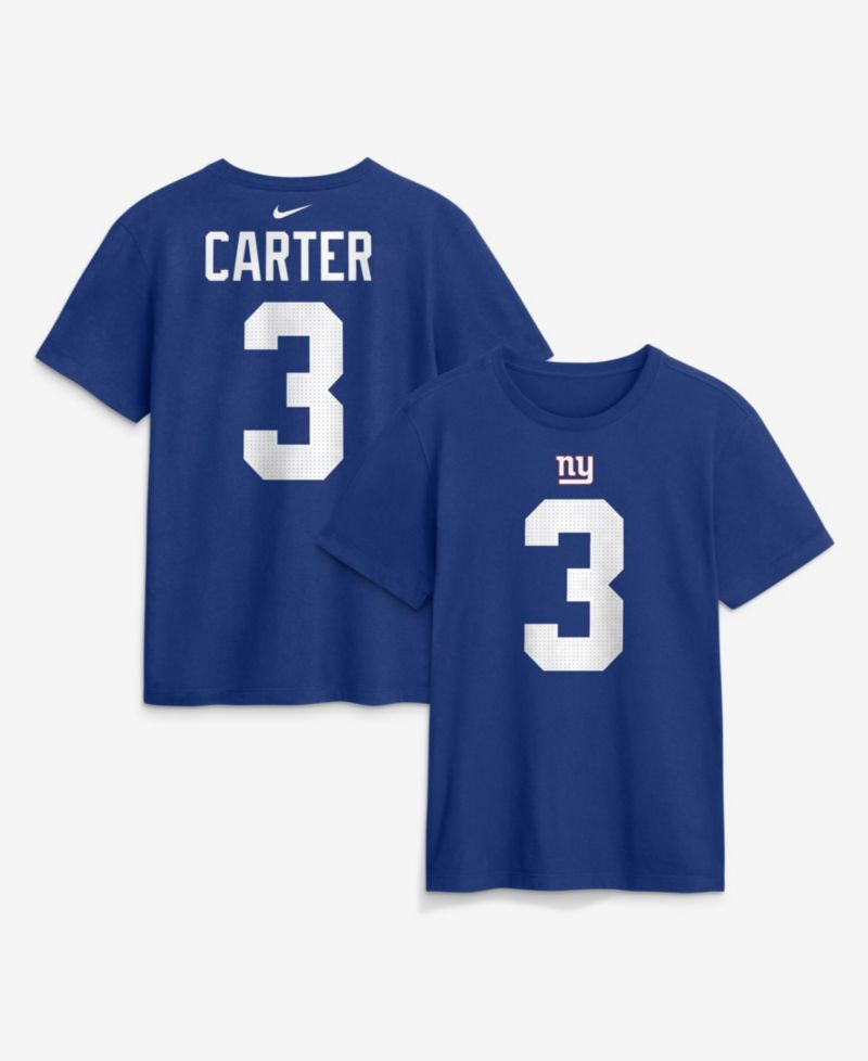Men's Abdul Carter Royal New York Giants Player Name & Number T-Shirt