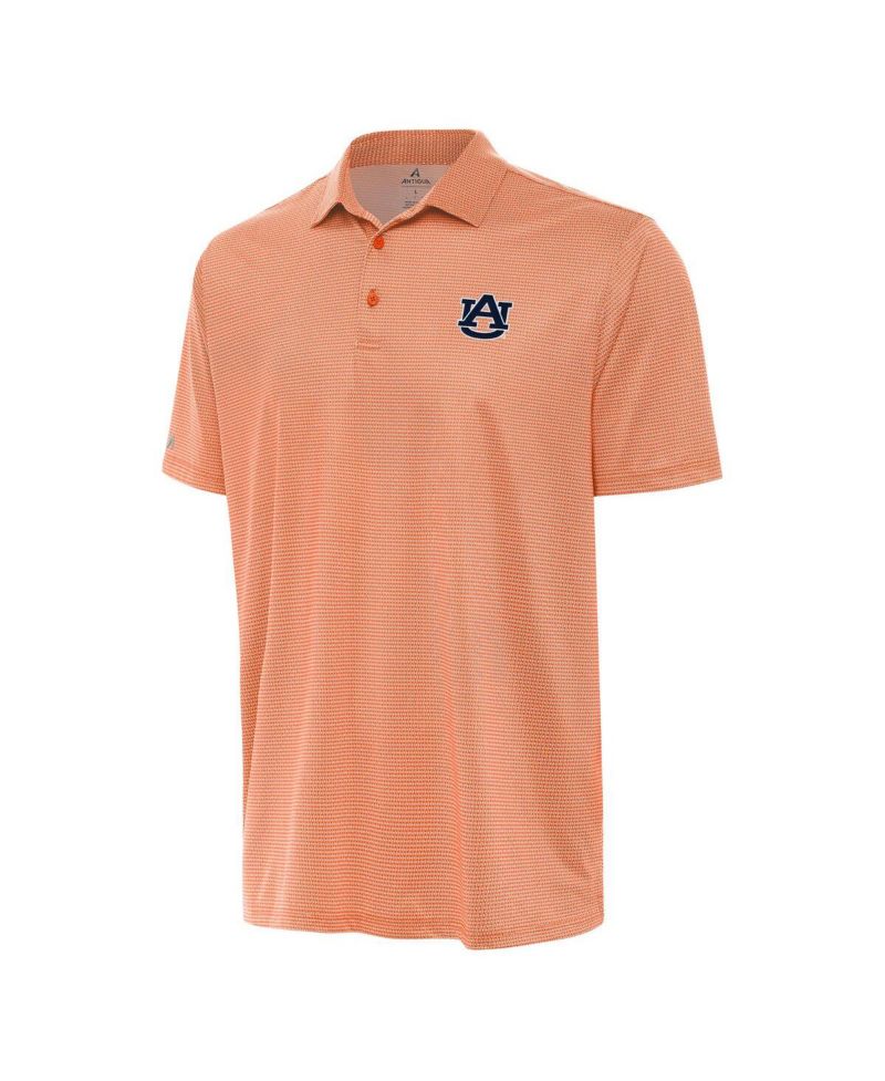 Men's Orange/White Auburn Tigers Rings Polo Shirt