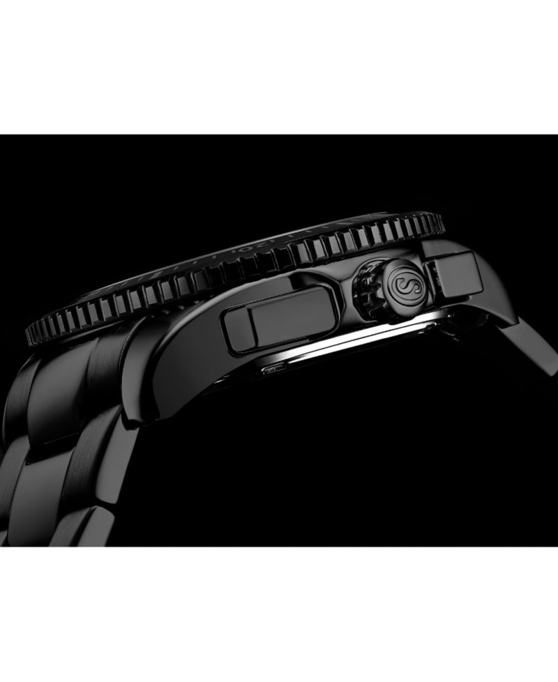 Velocity 4016 Men s Chronograph Watch - Quartz Movement, 42mm Case, Rotating Bezel, Stainless Steel Bracelet