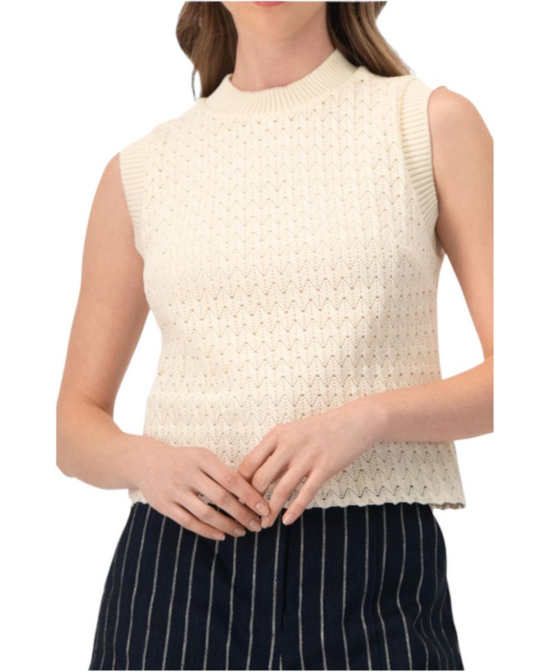 Women's Sleeveless Knitted Top