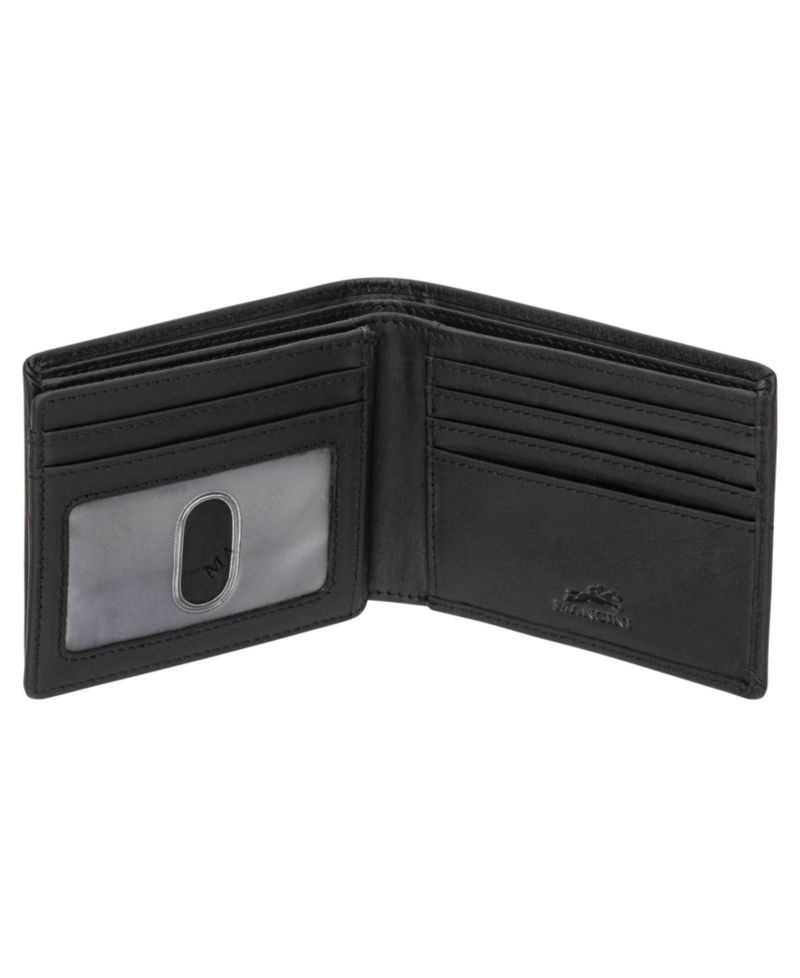Men's Buffalo RFID Secure Center Wing Billfold Wallet
