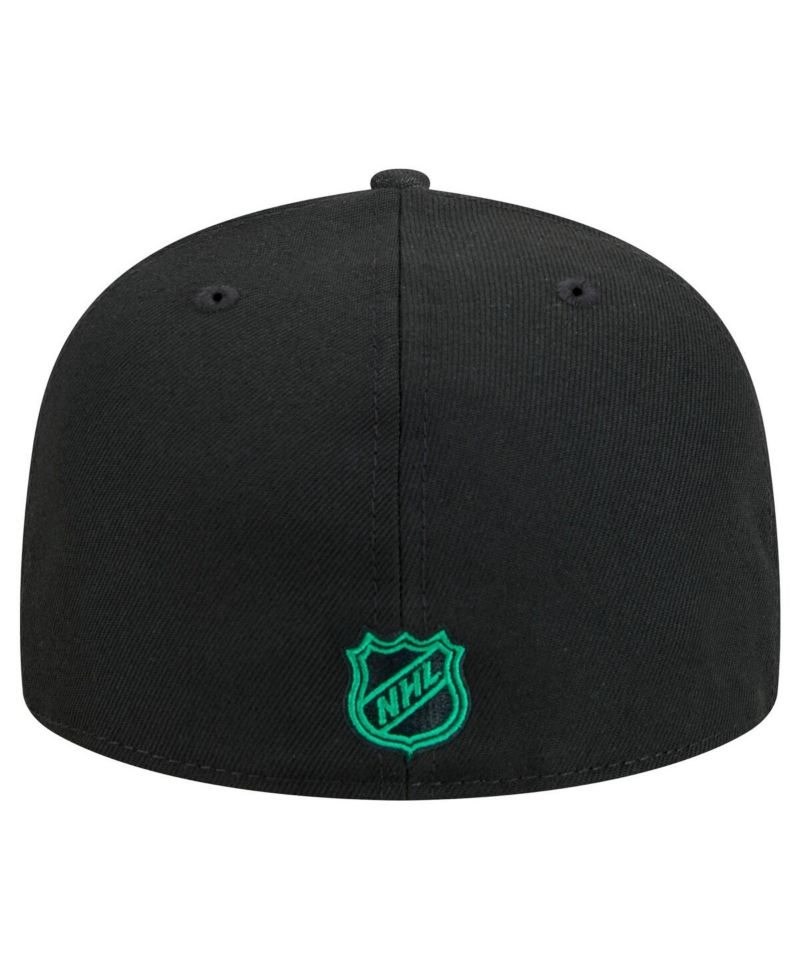 Men's Black Dallas Stars Core 59FIFTY Fitted Hat