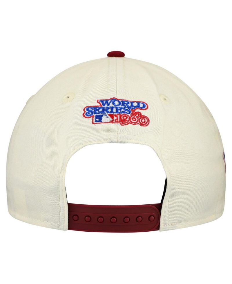 Men's Cream/Red Philadelphia Phillies World Series 9FORTY M-Crown A-Frame Adjustable Hat