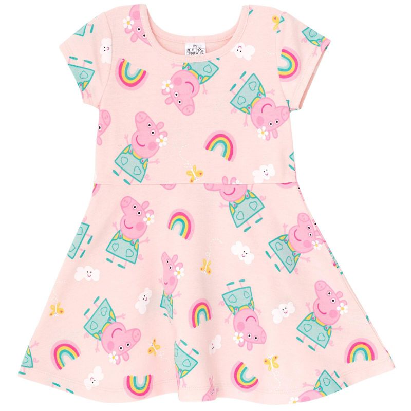 Toddler Girl's (2T-8) French Terry Skater Dress